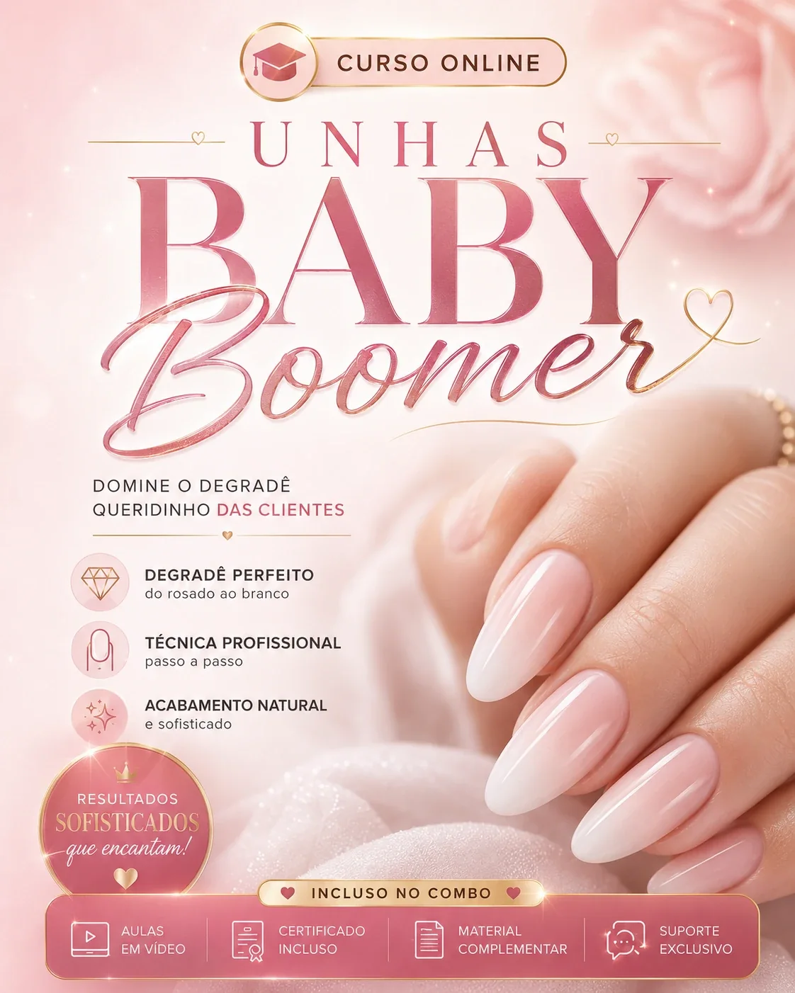 Unhas Baby Boomer