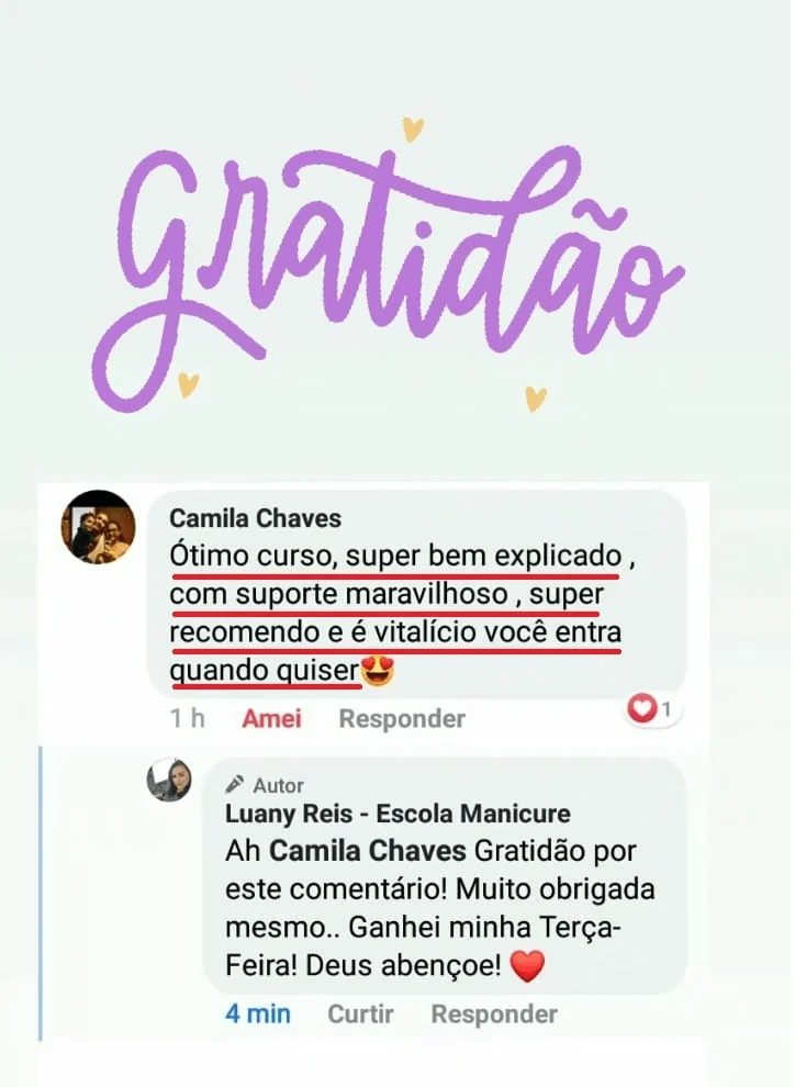 Depoimento de aluna 2