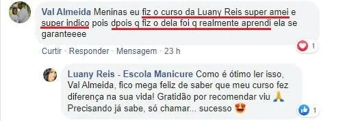 Depoimento de aluna 5